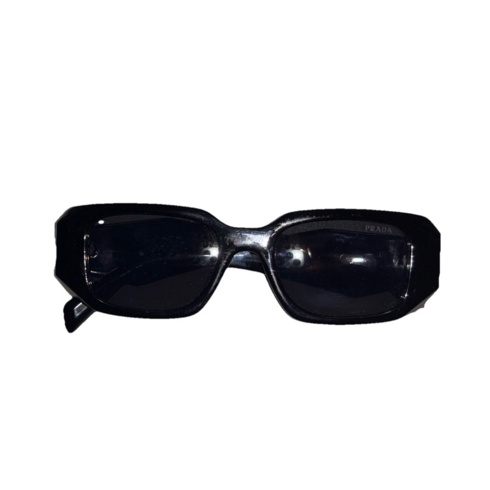 Prada PR17WS 1AB5S049 Women's Sunglasses 49 mm Black / Dark Grey Lens - Picture 3 of 8